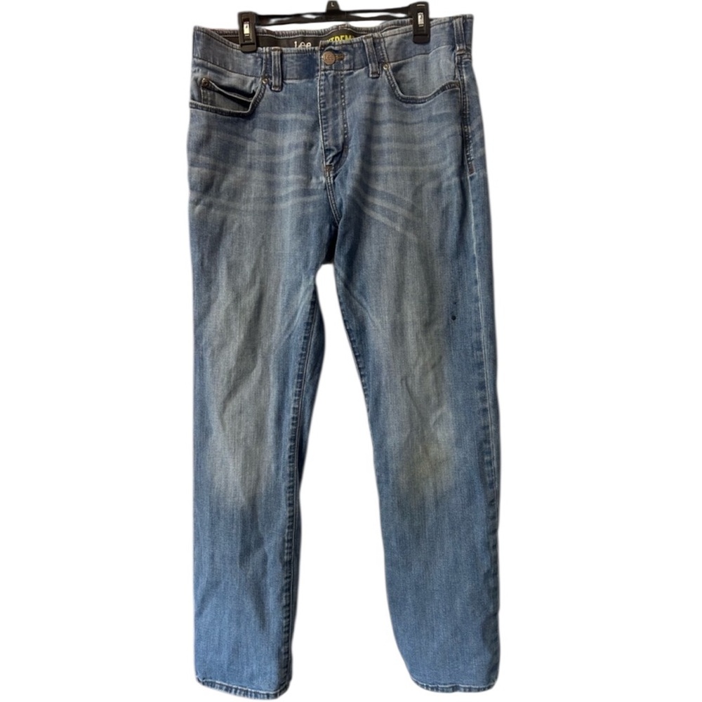 Lee Men's Straight Fit Blue Jeans